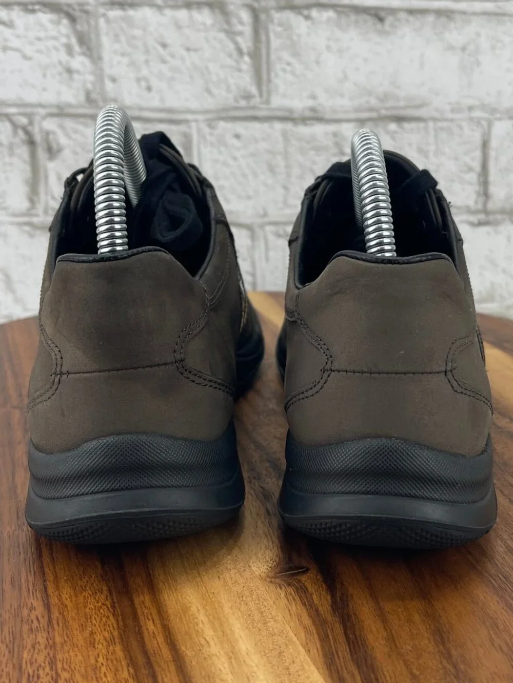 Mephisto Laser Runoff System Womens Sz. 8.5 Brown Black Leather Comfort Shoes